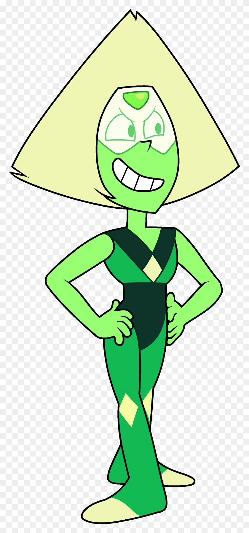 1612x3592 Steven Universe Movie Peridot, Green, Clothing, Apparel HD PNG Download