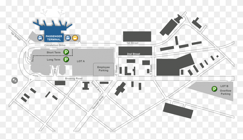 2423x1315 Stewart International Airport Terminal Map Png / Plano De Planta Png