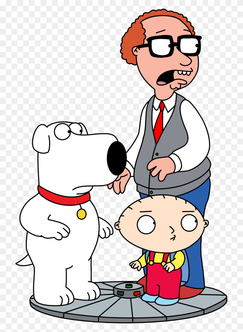 733x1089 Stewie Griffin And Mor Stewie And Brian Griffin Time Machine, Person, Human, Sunglasses HD PNG Download