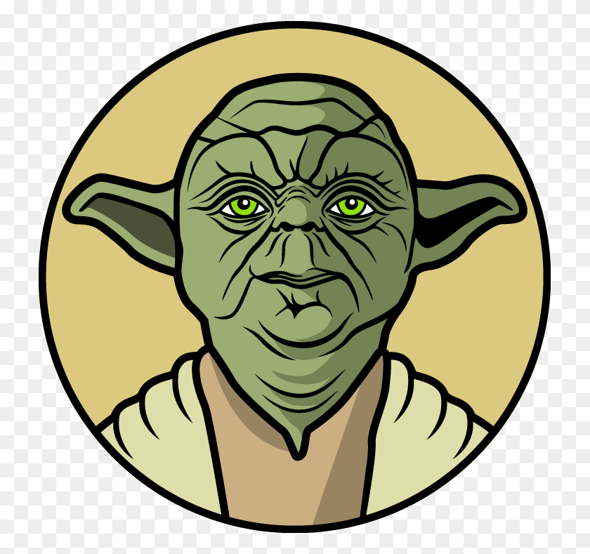 729x729 Stewjon That Wizard Is Just A Crazy Old Man Owen Lars Cartoon Yoda Face, Label, Text, Lion HD PNG Download