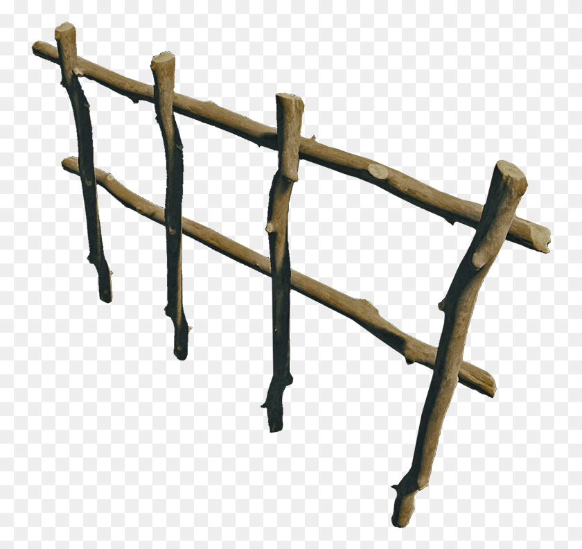 751x732 Stick Fence Wood, Weapon, Weaponry, Handrail HD PNG Download