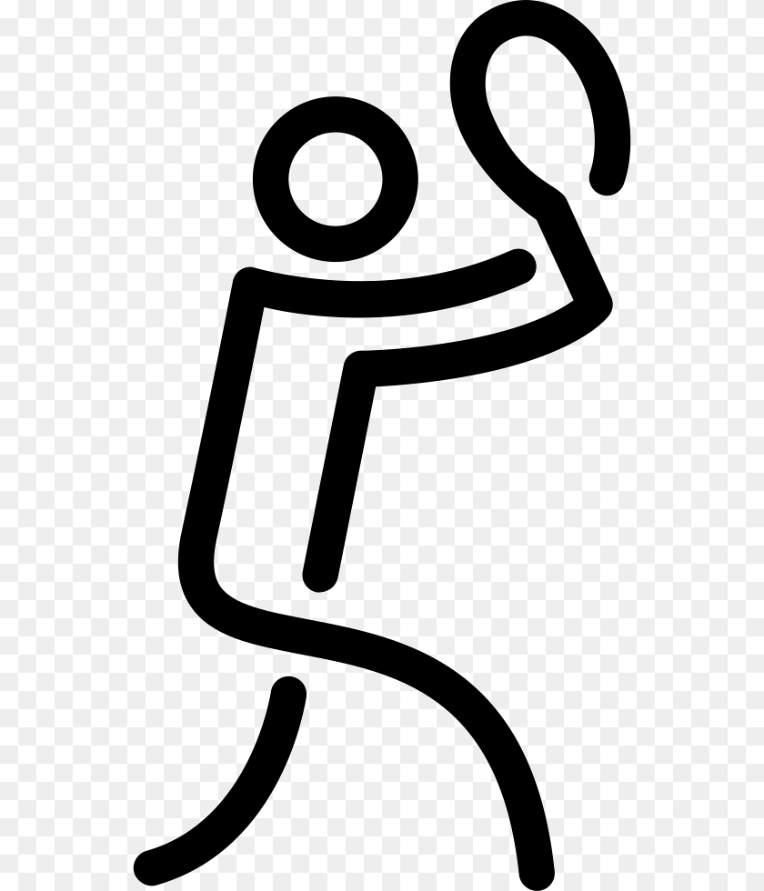 548x980 Stick Man With Rope Noose Sportive Sign Sports Symbols Man, Stencil, Symbol, Number, Text Clipart PNG