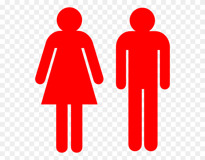 552x596 Stick Person Bathroom Boy Girl Sign, Symbol, Human, Hand HD PNG Download