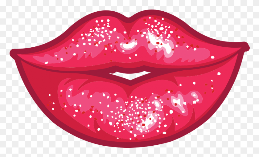 792x458 Sticker Auto Levres Sexy Ambiance Sticker Des11 Red Lips, Mouth, Lip, Tongue HD PNG Download