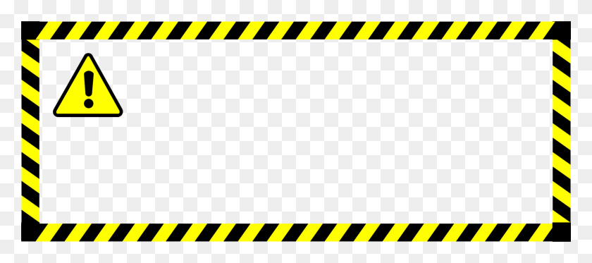 1867x750 Sticker Computer Icons Warning Sign Label Barricade Warning Sticker, Text, Symbol, Tarmac HD PNG Download