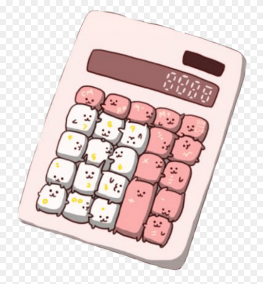 1024x1111 Sticker Cute Cuteface Tierno Calculator Calculadora Math Cute, Electronics, Text, Mobile Phone HD PNG Download