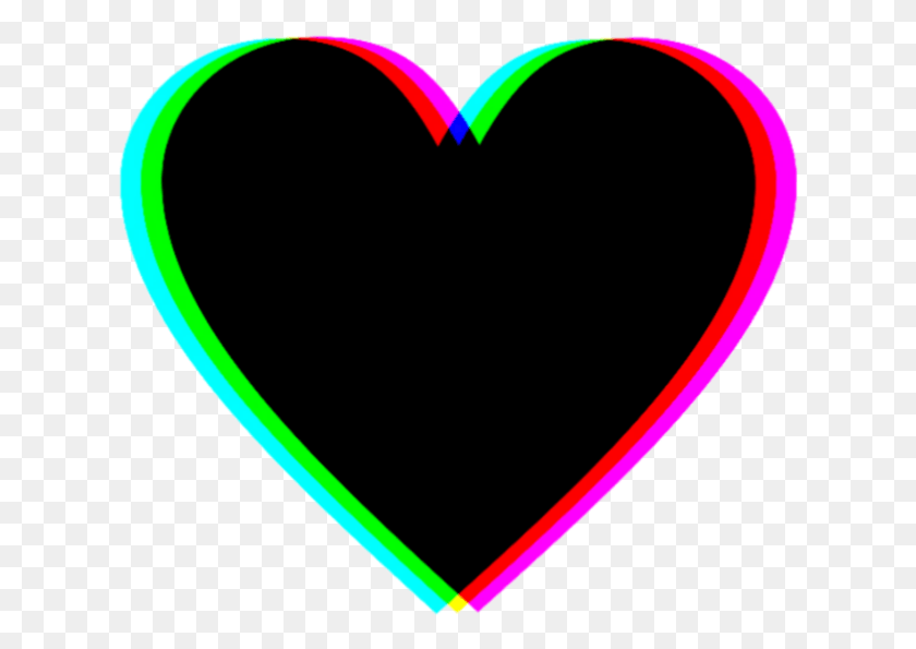625x535 Sticker Heart Black Tumblr Hearts Coracao Icon Tumblr De HD PNG Download