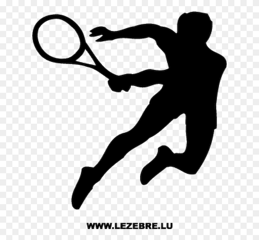 643x716 Sticker Joueur Tennis Long Tennis, Weapon, Weaponry, Blade HD PNG Download