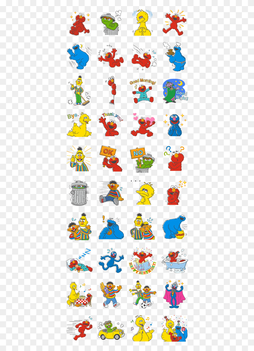 407x1098 Sticker Line Sesame Street, Text, Rug, Tree HD PNG Download