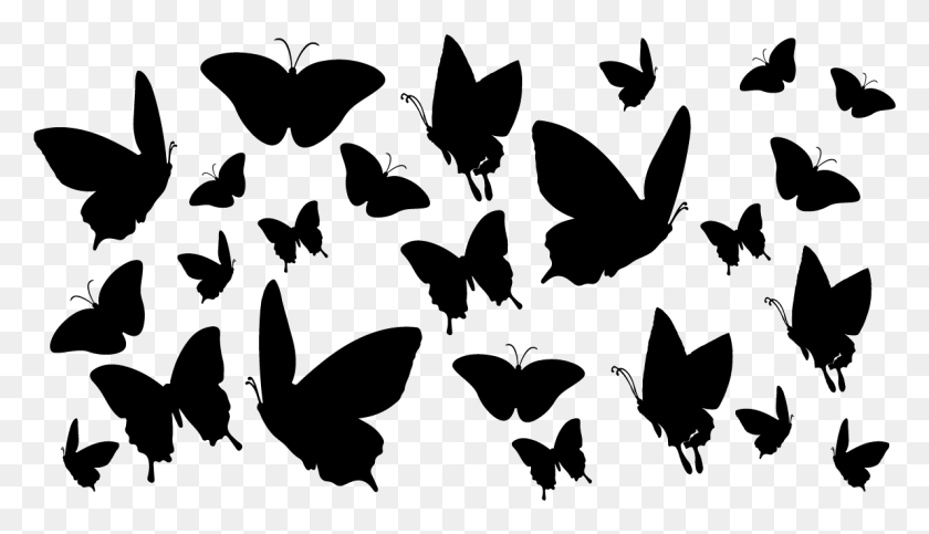 1189x646 Descargar Png Sticker Papillons Du Ciel Ambiance Sticker Ros A843 Papilio, Texto, Gris, Corazón Hd Png