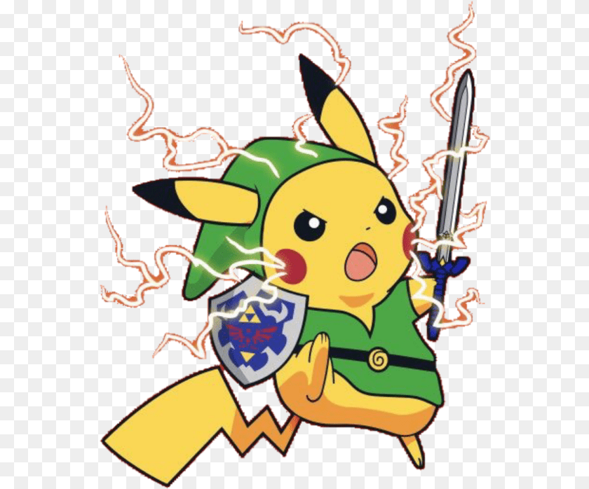 558x698 Sticker Picachu Zelda Link Chu, Face, Head, Person, Baby Clipart PNG