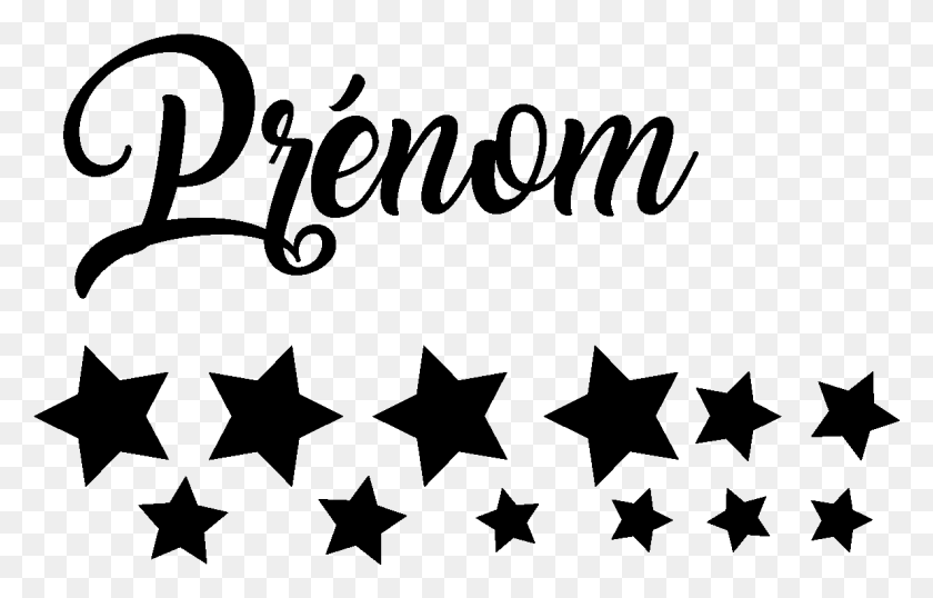 1188x729 Sticker Prenom Personnalisable Etoiles Ambiance Sticker Colored Stars, Gray, World Of Warcraft HD PNG Download