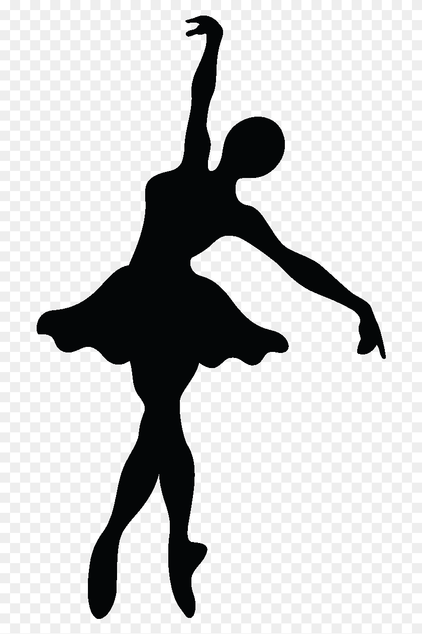 696x1201 Sticker Silhouette Danseuse Ambiance Sticker Sb 0590 Silhouette De Personnage, Person, Human, Dance HD PNG Download