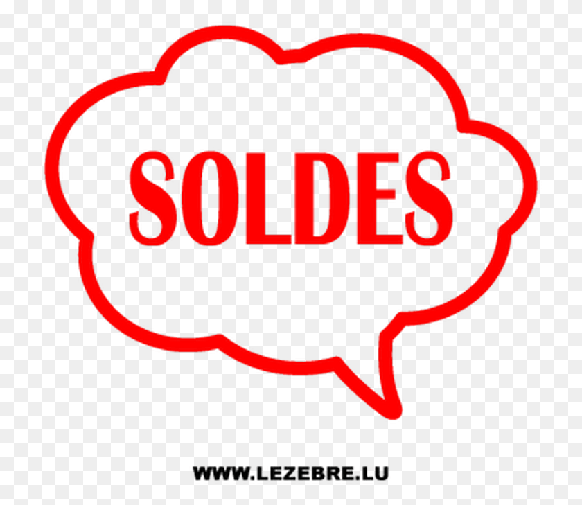 725x669 Наклейка Vitrine Nuage Soldes Иллюстрация, Этикетка, Текст, Логотип Hd Png Скачать