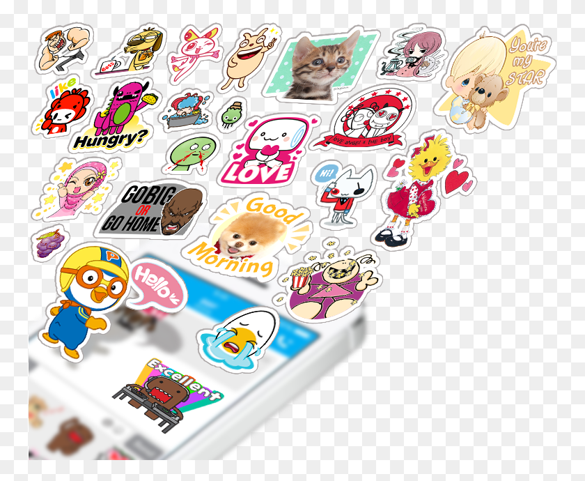 760x630 Stickers A Guide For Source Cartoon, Label, Text, Cat HD PNG Download
