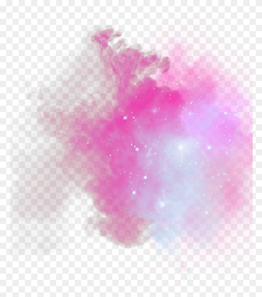 800x918 Stickers Cloud Smoke Pink Glitter, Outer Space, Astronomy, Space HD PNG Download