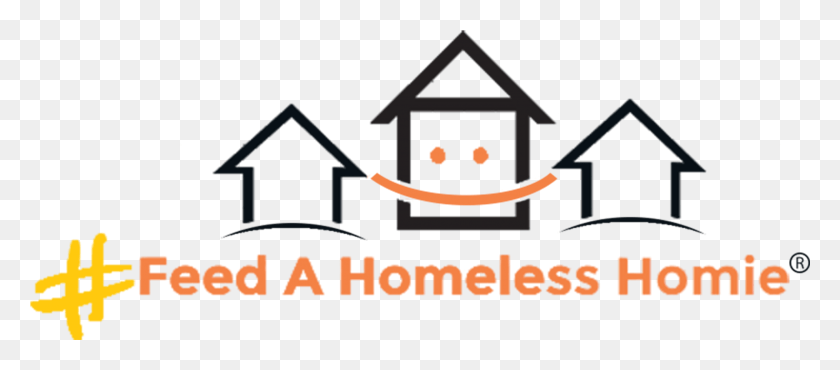 2702x1074 Stickers Feed A Homeless Homie, Text, Triangle, Label HD PNG Download