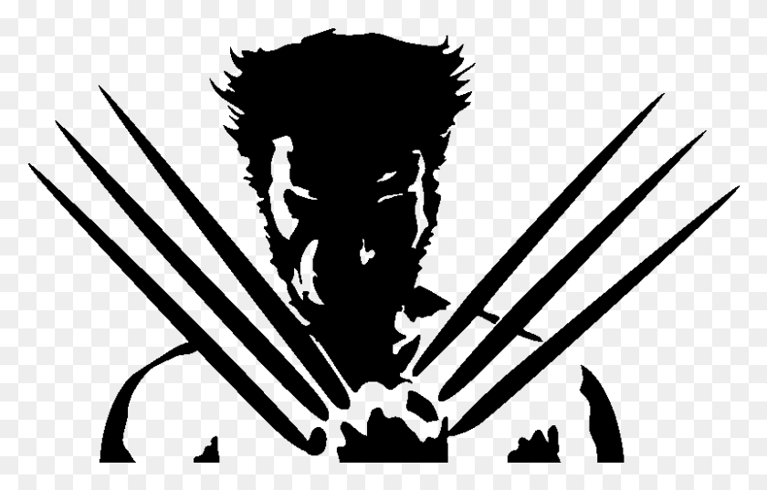 801x490 Stickers Muraux Cinma Wolverine, Gray, World Of Warcraft HD PNG Download