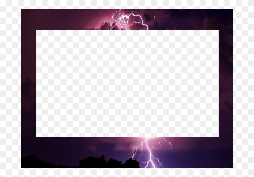 700x525 Stickers Tumblr Frame Lightning Ramka Molniya Lightning, Nature, Outdoors, Thunderstorm HD PNG Download