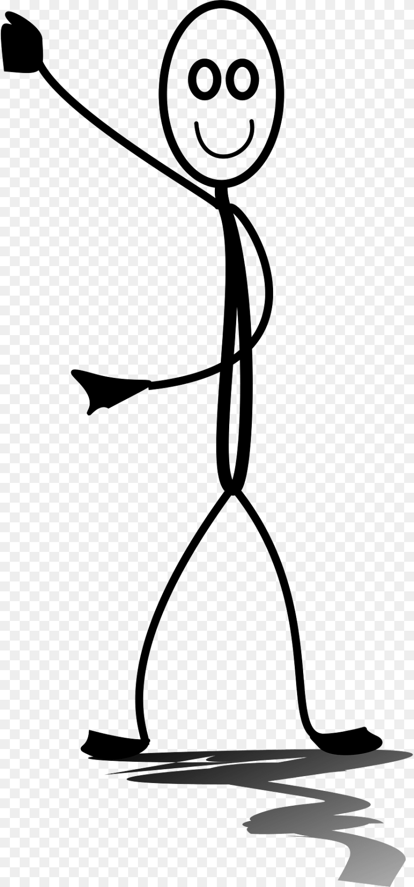 Stickman Clipart, Bow, Weapon, Art Transparent PNG