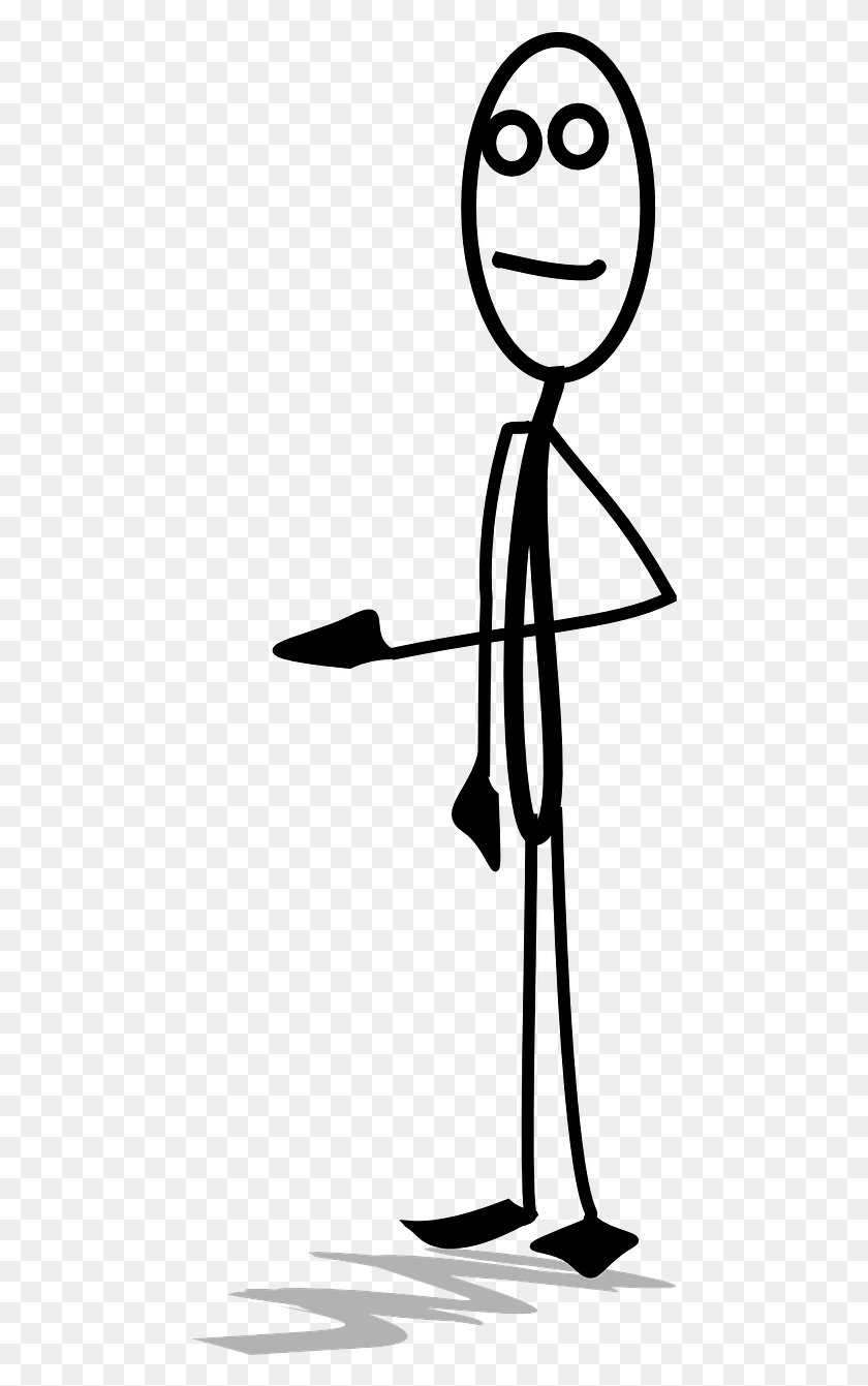 475x1281 Stickman Gun Pointing Stickman Gun Pointing, Gray, World Of Warcraft HD PNG Download