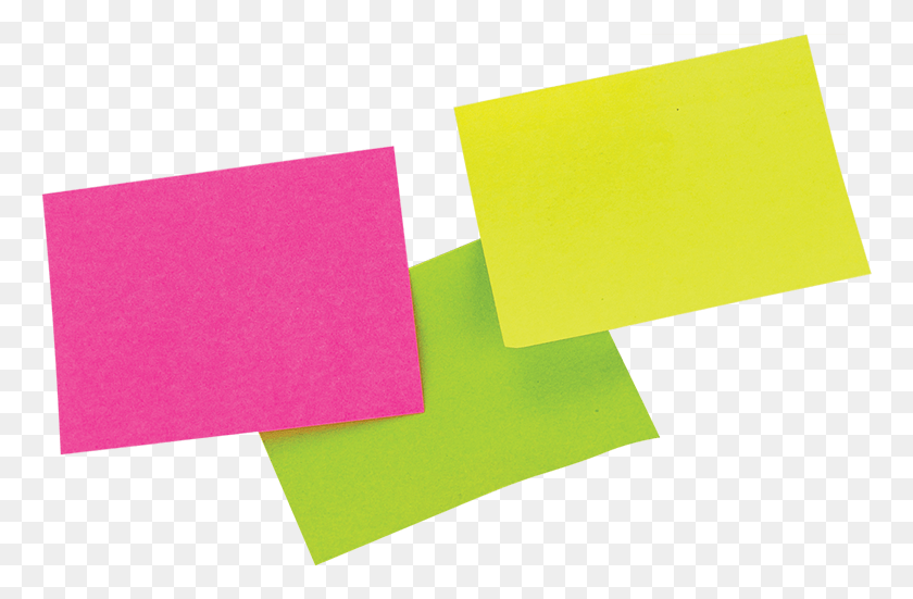 765x491 Sticky Notes New Fluorescent Construction Paper, Foam, Tissue, Paper Towel HD PNG Download