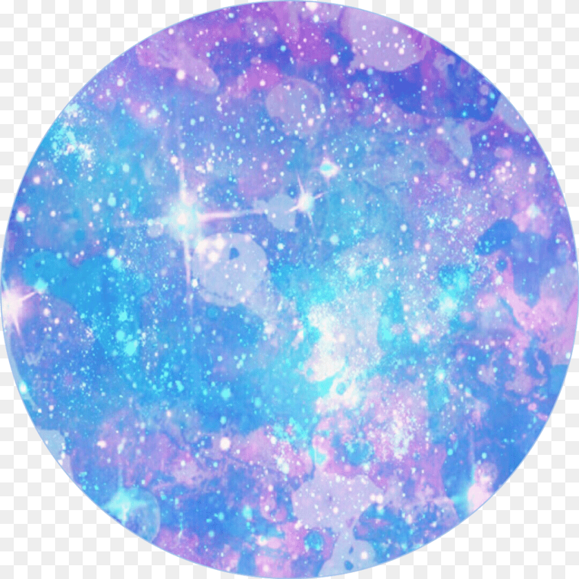 1024x1024 Stiker Tumblr Galaxy Galaxia Galaxysticker Circle Circl Galaxy Circle, Accessories, Gemstone, Jewelry, Ornament Sticker PNG