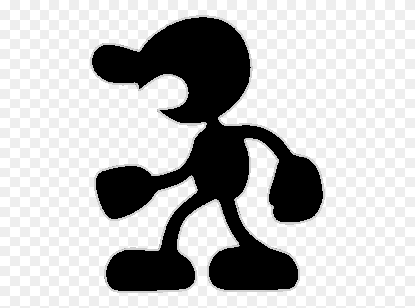 475x565 Still Disappointed We Didn39t Get Greg Heffley As A Mr Game And Watch Smash Ultimate, Stencil HD PNG Download