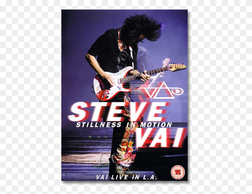 439x588 Descargar Png Stillness In Motion Dvd Set Steve Vai Stillness In Motion Vai Live, Guitarra, Actividades De Ocio, Instrumento Musical Hd Png