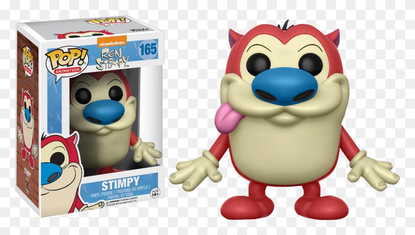 1484x793 Stimpy Pop Vinyl Figure Ren And Stimpy Funko Pop, Toy, Super Mario, Food HD PNG Download