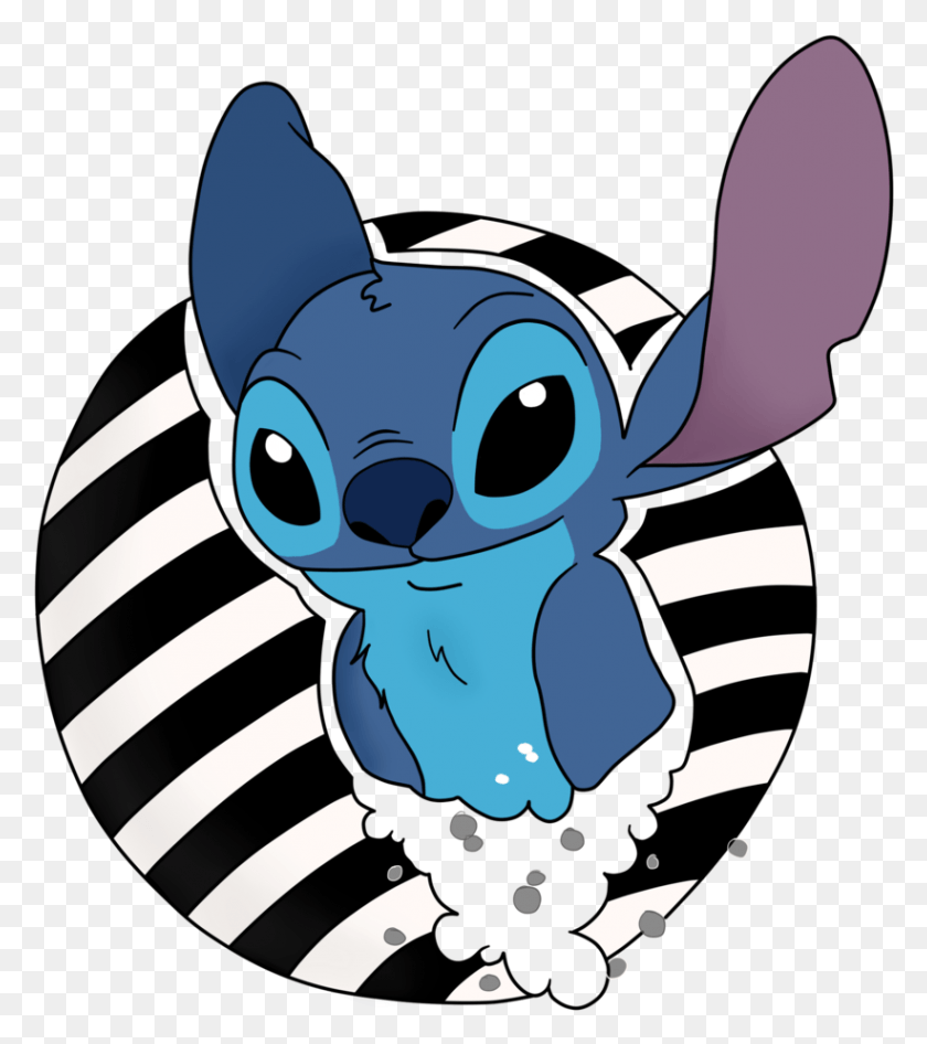 821x933 Stitch, Graphics, Animal HD PNG Download