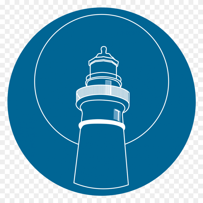 863x863 Stlb Logo Outline Of A Lighthouse Inside A Blue Circle Csa Mark, Architecture, Building, Tower HD PNG Download