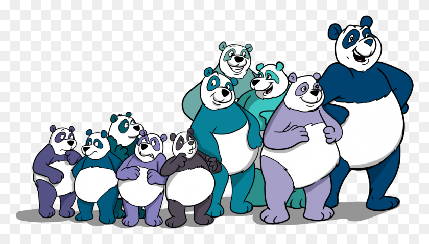 1322x711 Png Stoakley Pandas Самая Высокая Панда Мультфильм, Природа, На Открытом Воздухе, Животное Png Скачать