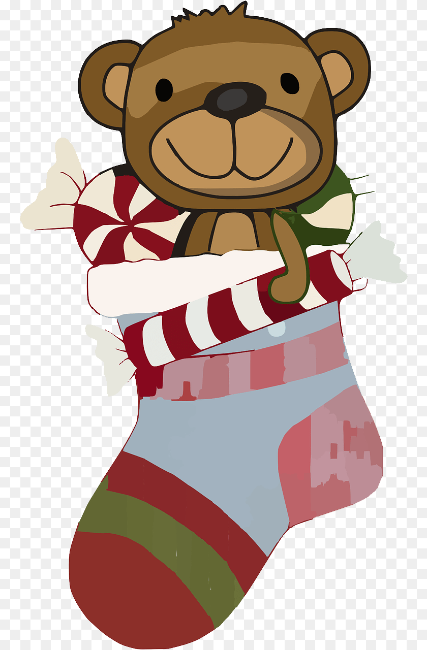 Stocking Clip Art, Clothing, Hosiery, Festival, Christmas Sticker PNG