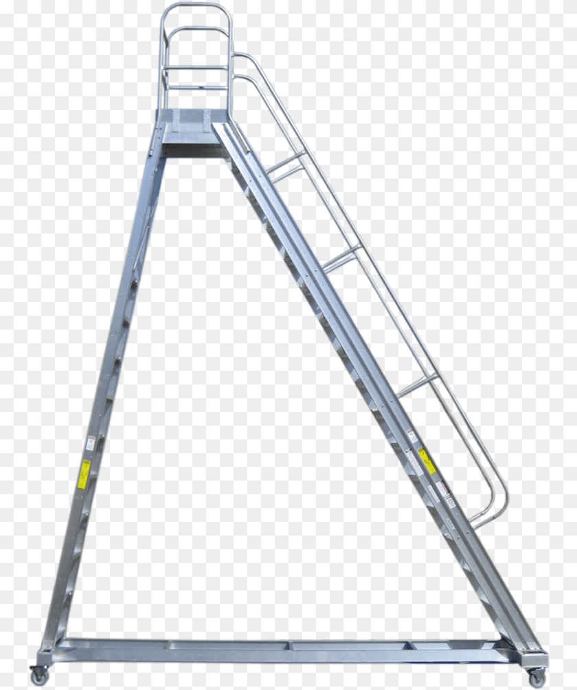 Stokes Ladder Profile Ladder, Triangle, Aluminium Sticker PNG