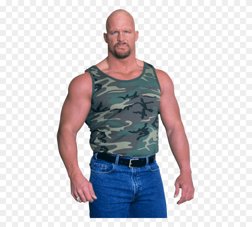 461x697 Stone Cold Steve Austin Stone Cold Steve Austin Camouflage, Clothing, Apparel, Person HD PNG Download
