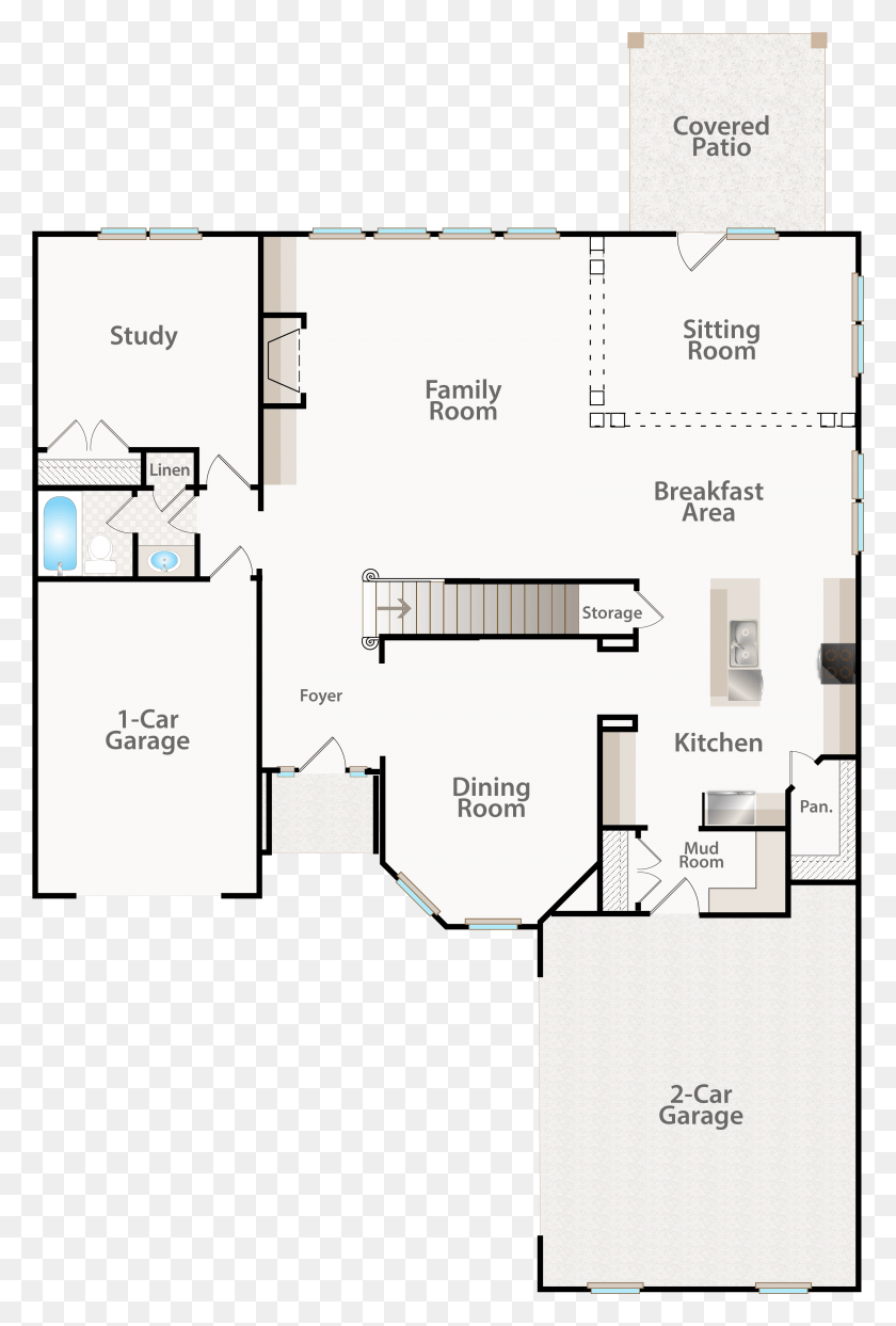 3094x4694 Stone Creek, Floor Plan, Diagram, Plan HD PNG Download