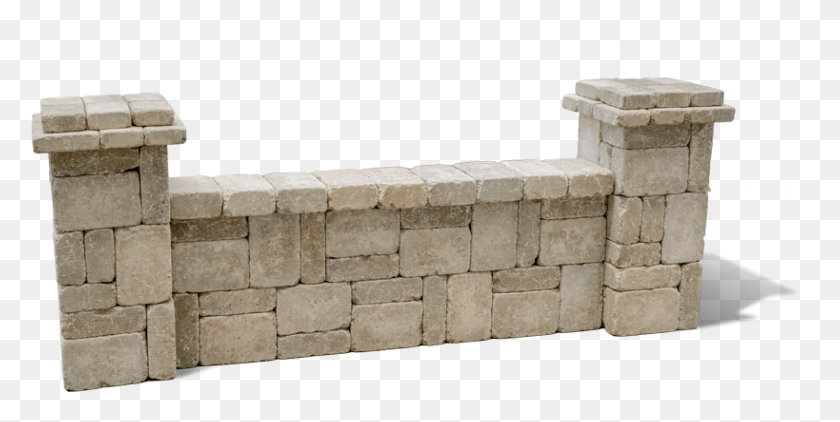 819x381 Stone Sitting Wall, Brick, Walkway, Path HD PNG Download