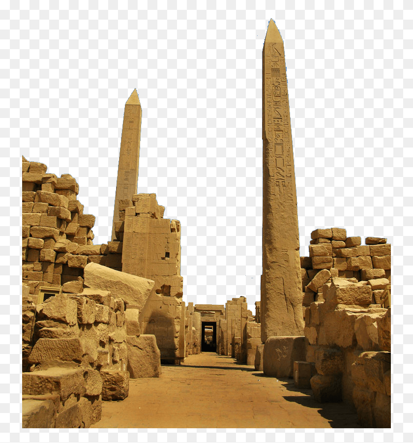 751x841 Stone Towers Karnak, Monument, Architecture, Building HD PNG Download