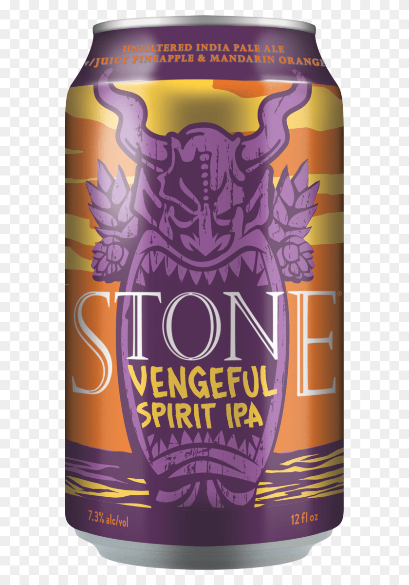 575x1140 Stone Vengeful Spirit Ipa, Bottle, Beer, Alcohol HD PNG Download