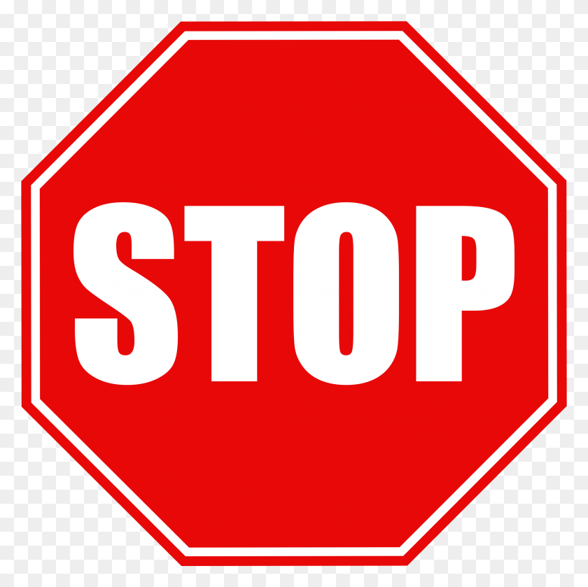 2242x2241 Stop, Stopsign, Road Sign, Sign HD PNG Download