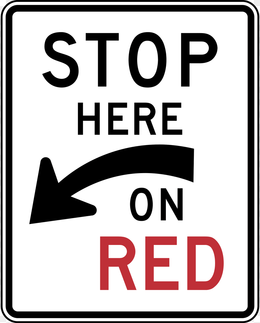 1547x1920 Stop Here On Red Pennsylvania Florida Clipart, Sign, Symbol, Road Sign Sticker PNG