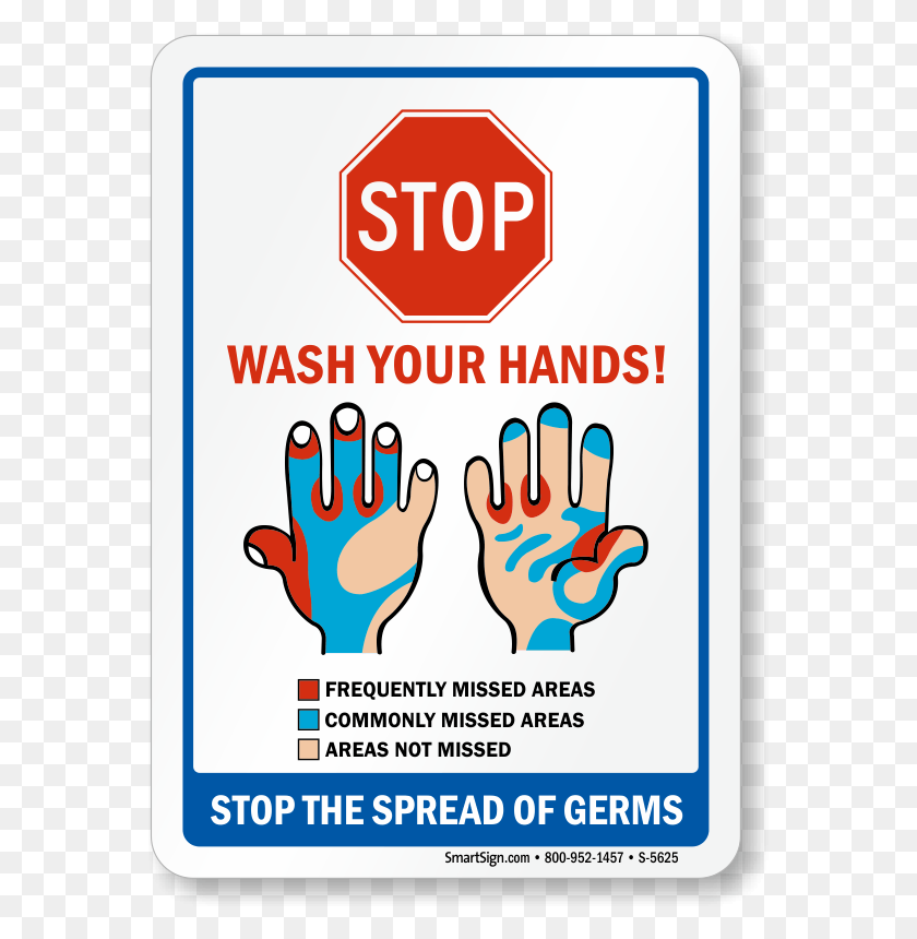 568x800 Stop Wash Your Hands Sign Stop Sign, Symbol, Advertisement, Poster HD PNG Download