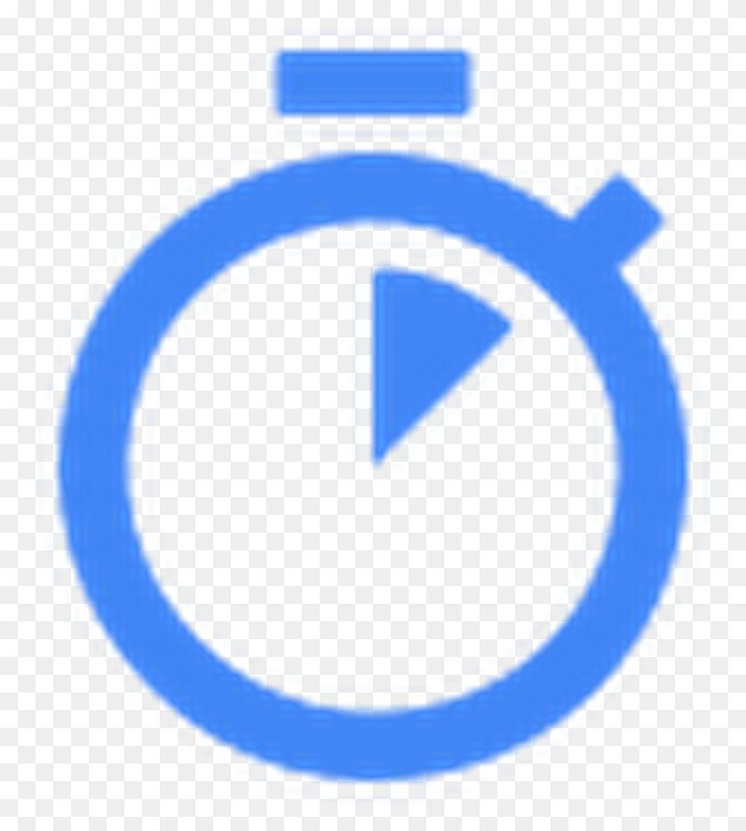 761x876 Stopwatch Icon Blue Circle, Lamp, Gauge HD PNG Download