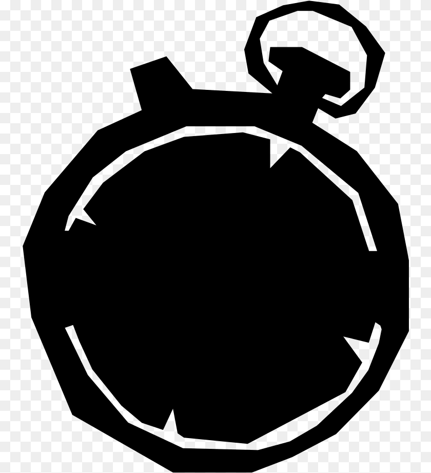 Stopwatch Refixed, Gray Transparent PNG