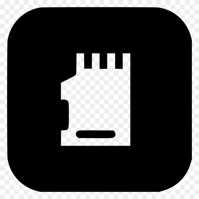 980x980 Storage Chip Home Black And White Icon, First Aid, Text, Symbol HD PNG Download
