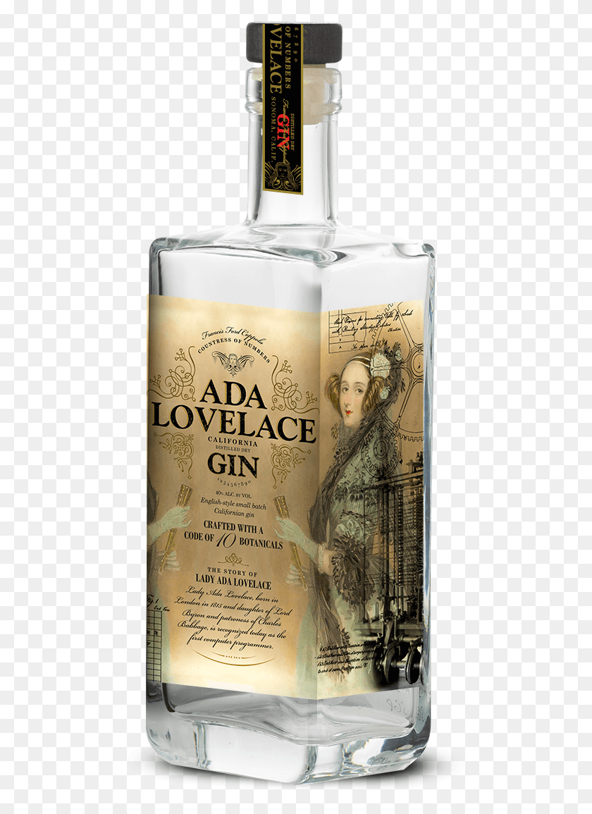 495x1095 Descargar Png Localizador De Tiendas Ada Lovelace Gin, Licor, Alcohol, Bebidas Hd Png