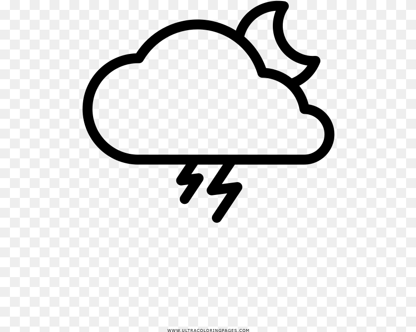 511x671 Storm Cloud Coloring, Gray Transparent PNG