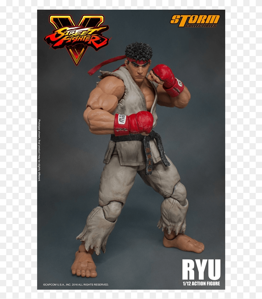 604x901 Storm Collectibles Street Fighter Ryu M Bison Street Fighter, Person, Human, Sport HD PNG Download