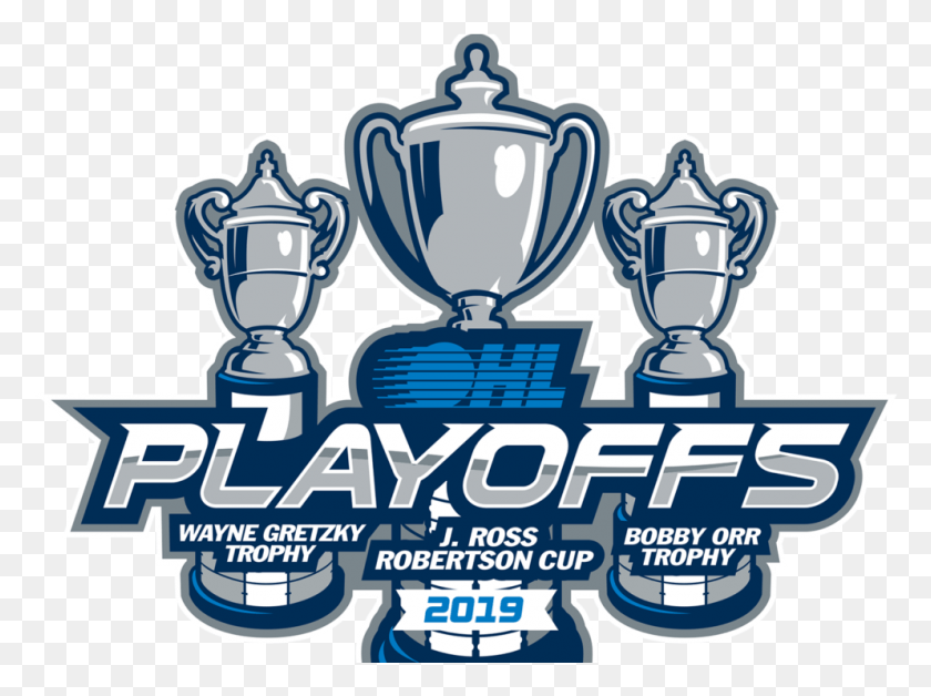 994x724 Storm Face Rangers In First Round Of Playoffs Ohl Playoffs 2019, Trophy, Logo, Symbol HD PNG Download
